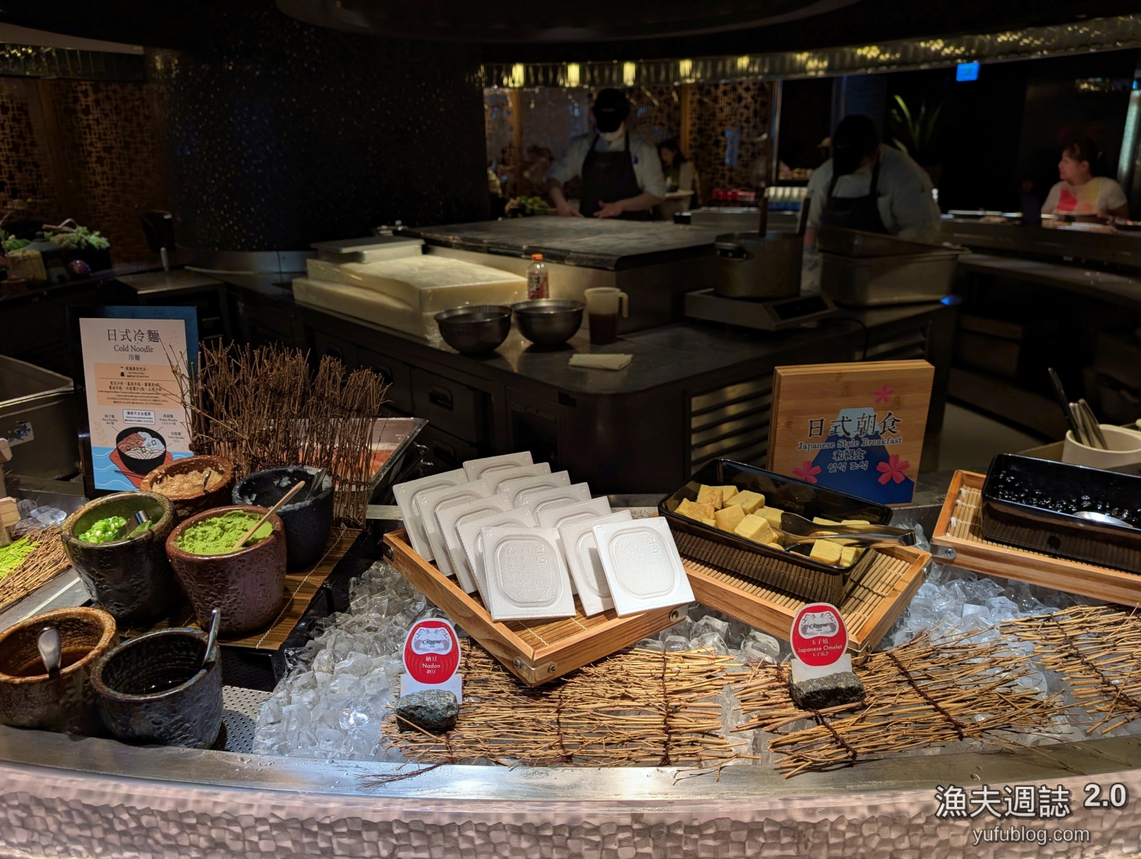 柏麗廳日式朝食納豆玉子燒與黑豆