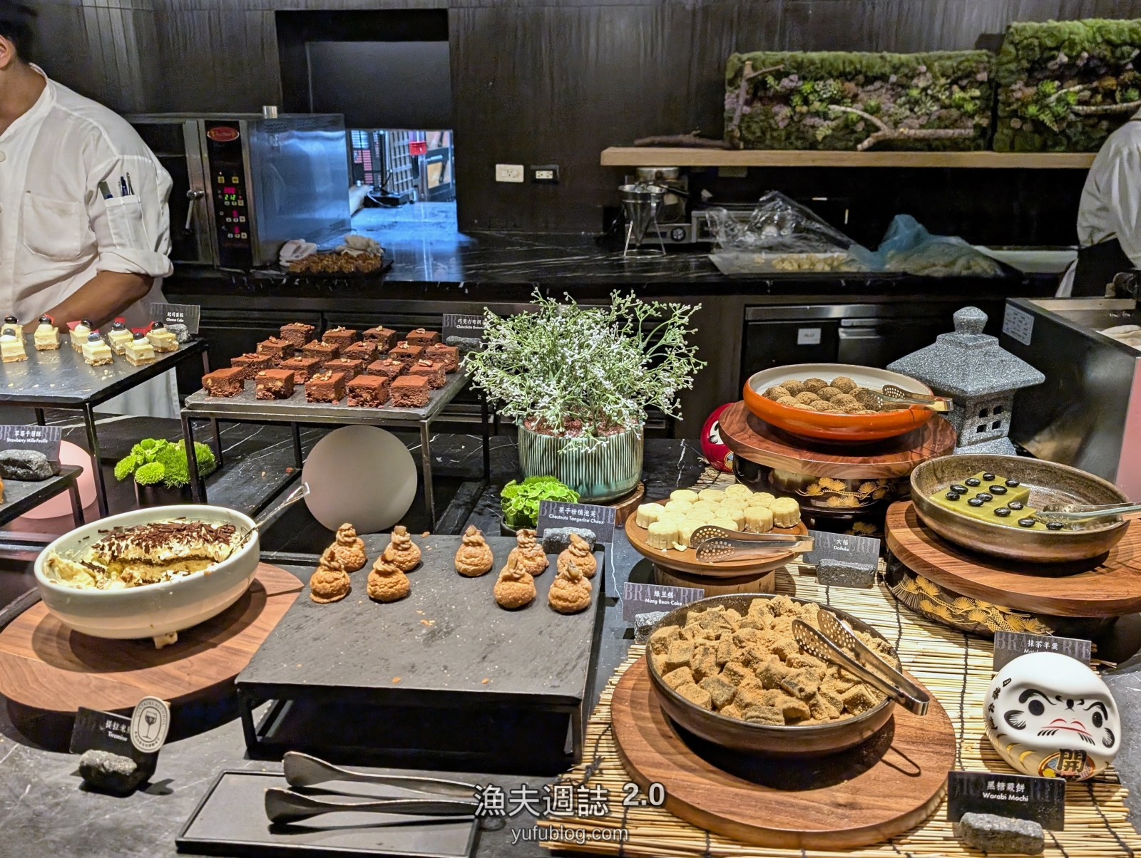 柏麗廳精緻日式黑糖蕨餅抹茶羊羹與提拉米蘇